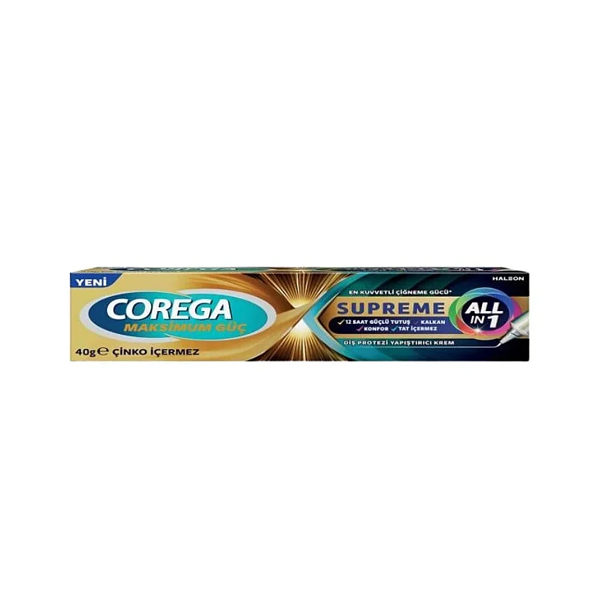 Corega Supreme Yapıştırıcı Krem 40 gr - 1