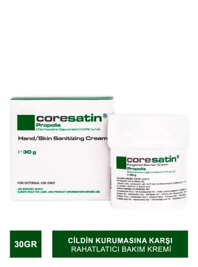 Coresatin Propolis Yeşil Krem Kavanoz 30 gr - 1