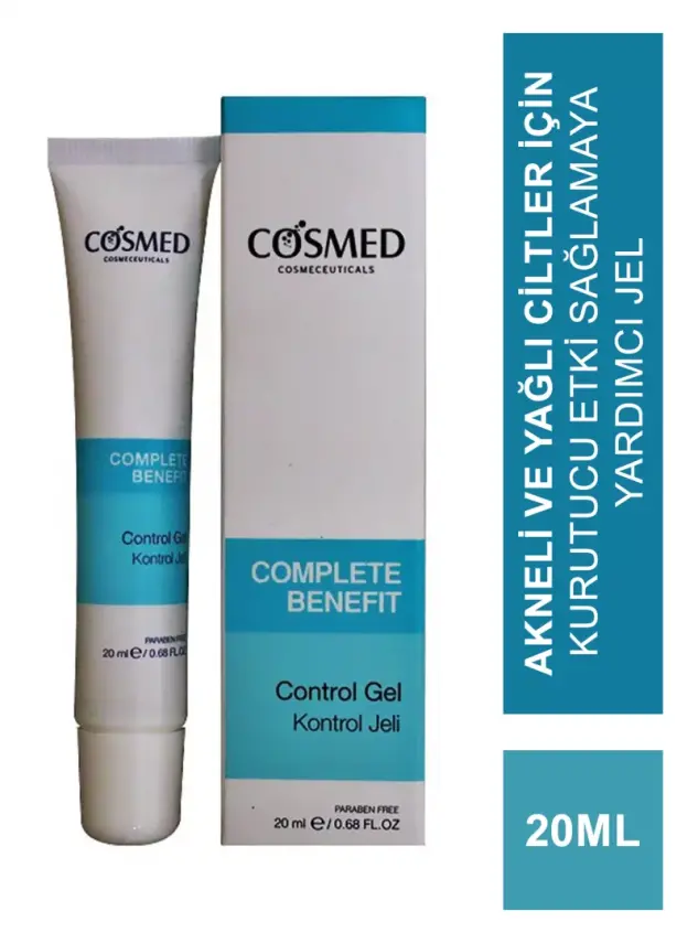 Cosmed Complete Benefit Akneye Eğilim Gösteren Ciltler için Kontrol Jeli 20 ml - 1
