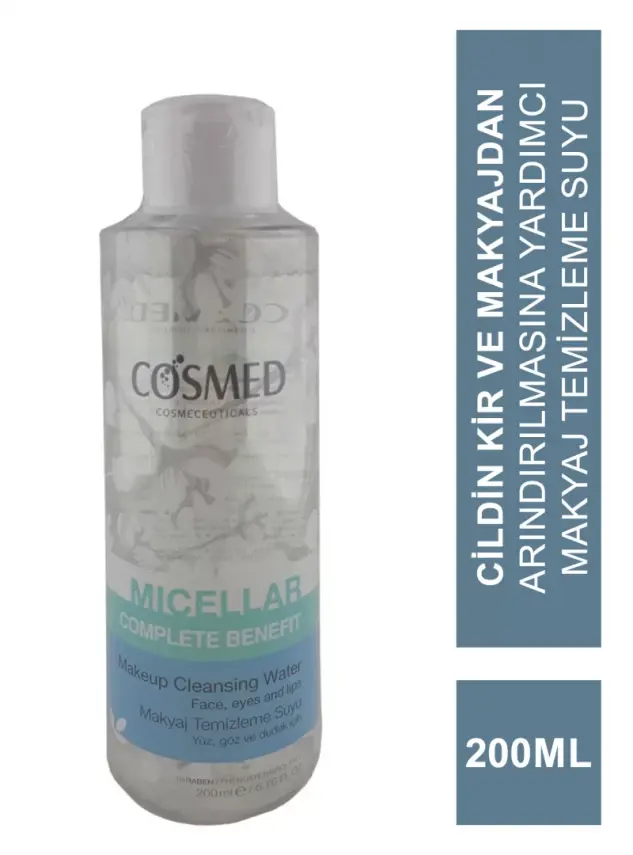 Cosmed Complete Benefit Makyaj Temizleme Suyu 200 ml - Miad 05-2023 - - 1