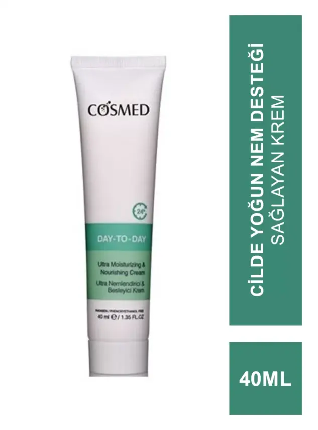 Cosmed Day To Day Ultra Moisturizing Cream 40 ml Nemlendirici ve Besleyici Krem - 1
