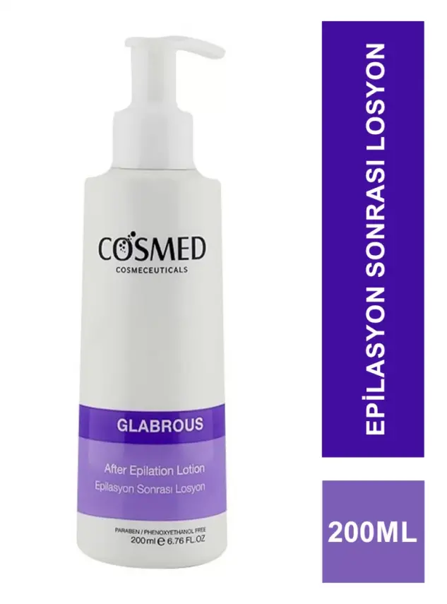 Cosmed Glabrous After Epilation Lotion 200 ml Epilasyon Sonrası Losyon - 1