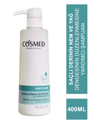 Cosmed Hair Guard Purifying & Balancing Shampoo 400 ml Arındırıcı ve Dengeleyici Şampuan - 1