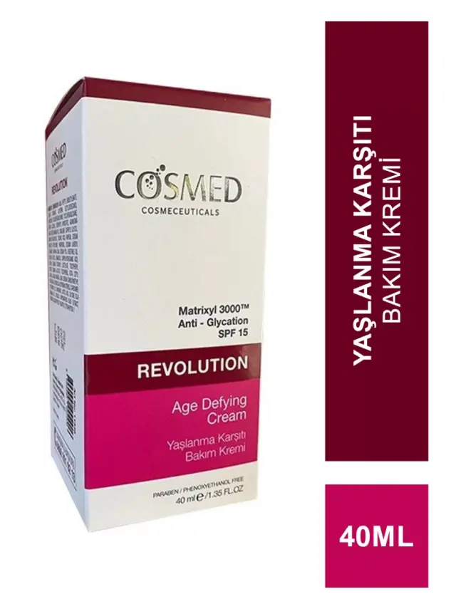 Cosmed Revolution Age Defying Cream SPF 15 40 ml Yaşlanma Karşıtı Bakım Kremi - 1