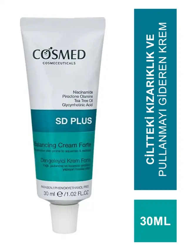 Cosmed SD Plus Balancing Cream Forte 30 ml Dengeleyici Krem - 1