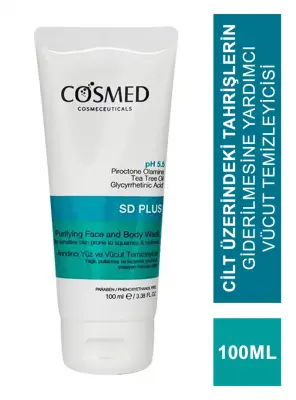 Cosmed SD Plus Purifying Face And Body Wash 100 ml Arındırıcı Yüz ve Vücut Temizleyicisi - 1