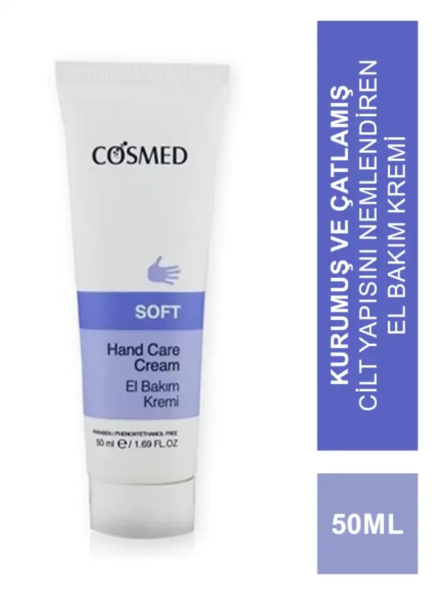 Cosmed Soft Hand Care Cream 50 ml El Bakım Kremi - 1