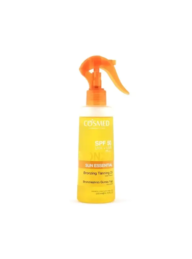 Cosmed Sun Essential SPF 50+ Bronzing Tanning Oil 200 ml Bronzlaştırıcı Güneş Yağı - 2