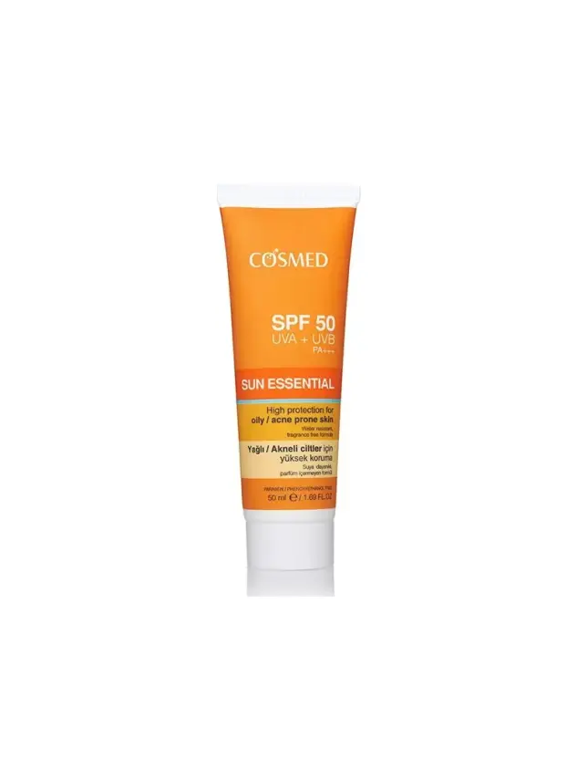Cosmed Sun Essential SPF 50+ Yağlı Cilt İçin Güneş Kremi 50 ml - 2