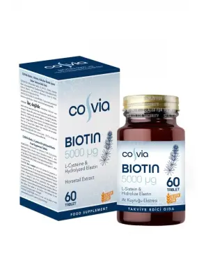Cosvia Biotin 5000mg 60 Tablet - 1
