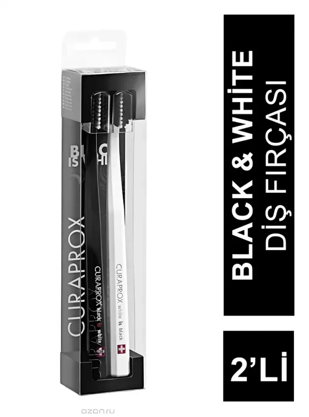 Curaprox Black&White Edition 2'li Diş Fırçası - 1