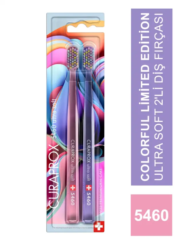 Curaprox Colorful Limited Edition Ultra Soft 2'li Diş Fırçası - 1