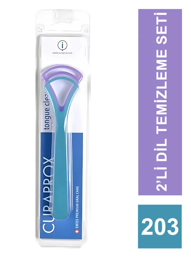 Curaprox CTC-203 Dil Temizleme Aparatı 2'li - Curaprox