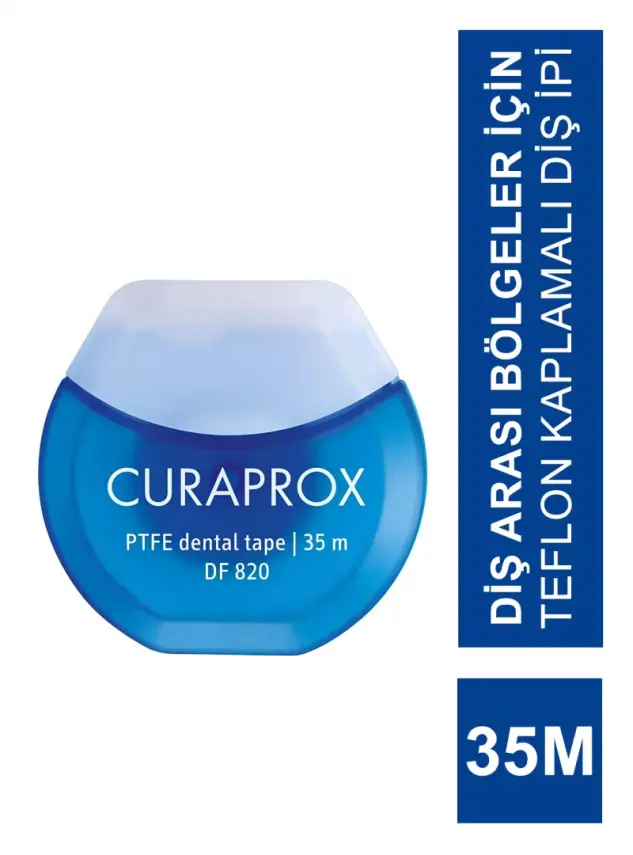 Curaprox DF 820 Teflon Diş İpi - 1