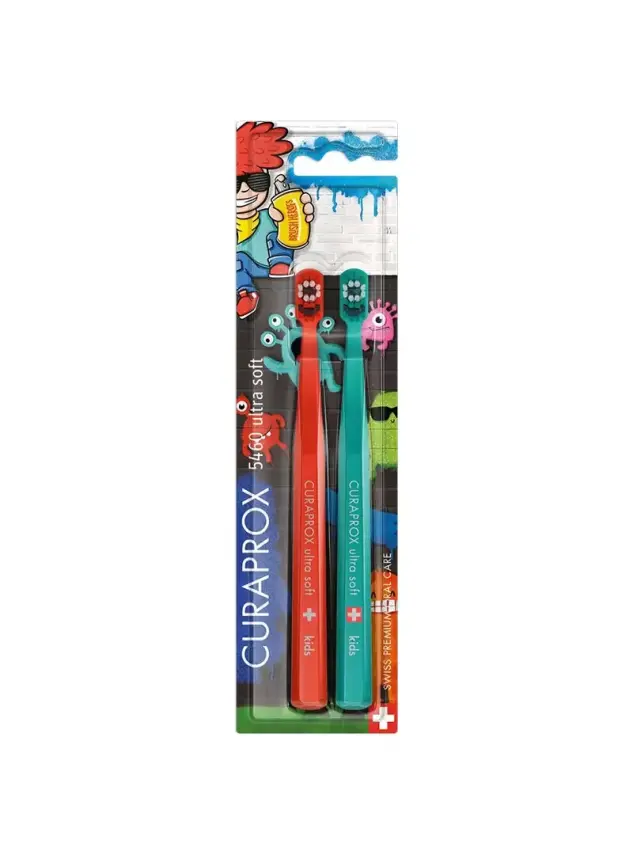 Curaprox Kids Graffiti Edition Ultra Soft 2'li Diş Fırçası - 2