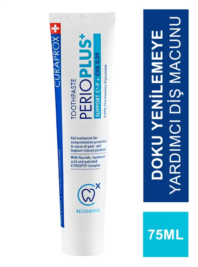 Curaprox Perioplus Chx 0.09 Diş Macunu 75 ml - 1