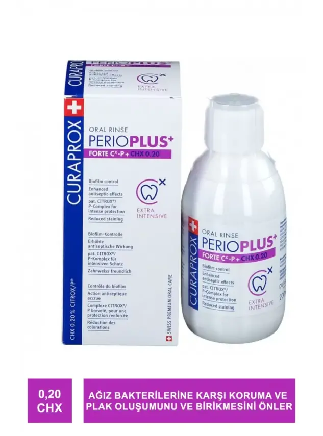 Curaprox Perioplus Forte 0,20chx Ağız Çalkalama Suyu - 1