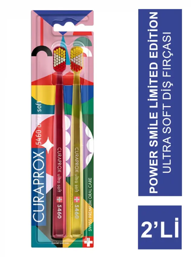 Curaprox Power Smile Limited Edition Ultra Soft 2'li Diş Fırçası - 1