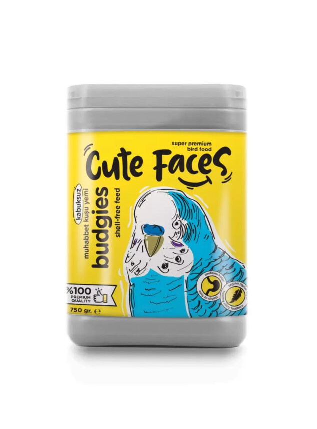 Cute Faces Kabuksuz Muhabbet Yemi 750 Gr - Cute Faces