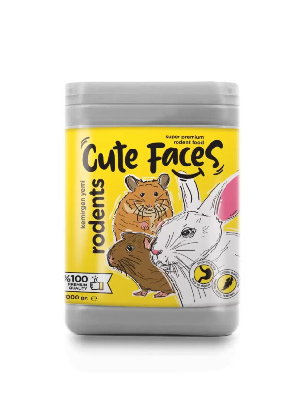 Cute Faces Rodens Kemirgen Yemi 1000 Gr - Cute Faces