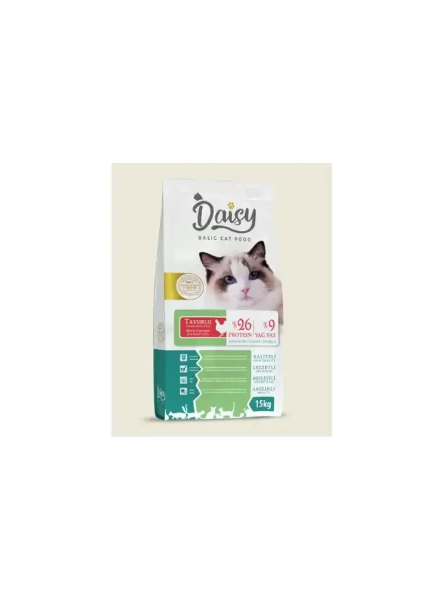 Daisy Basic Tavuk Etli Yetişkin Kedi Maması 15 Kg - 1