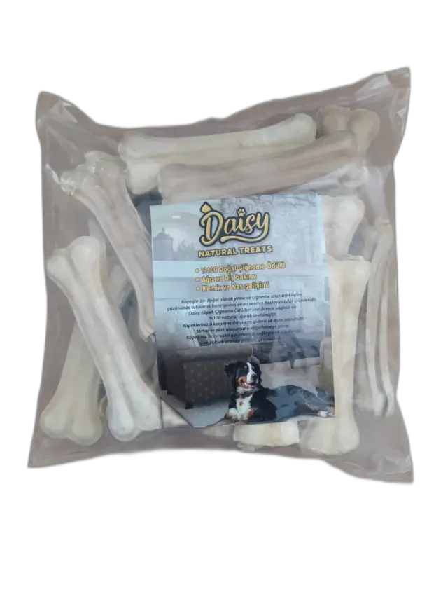 Daisy Beyaz Pres Kemik 50-55 gr. 12 cm - 1
