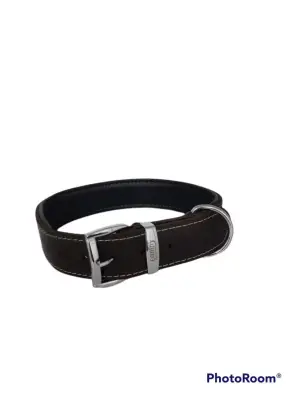 Daisy Klasik Deri Köpek Tasması XL-4cm Kahve - Daisy