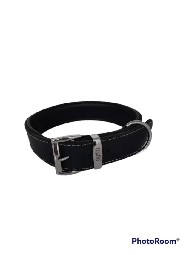 Daisy Klasik Deri Köpek Tasması XL-4cm Lacivert - 1