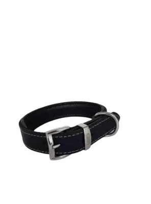 Daisy Klasik Deri Köpek Tasması XXS-2cm Lacivert - Daisy