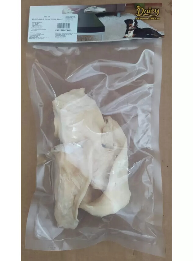 Daisy Kurutulmuş Dana Kulak Beyaz 100 gr. - Daisy