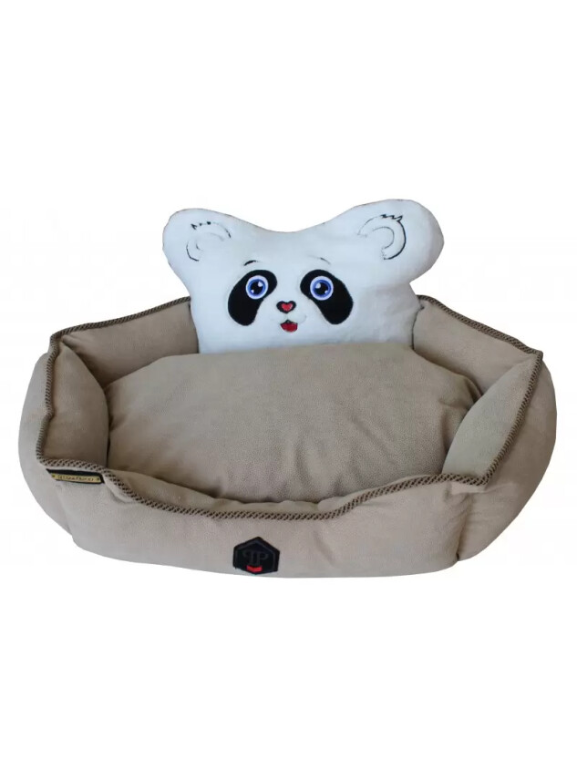 Daisy Panda Başlıklı Minderli Yatak - Daisy