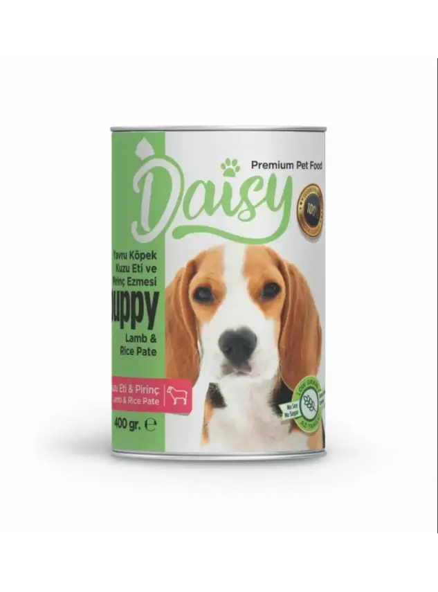 Daisy Pate Kuzu Etli Pirinçli Ezme Yavru Köpek Konserve 400 gr - 1