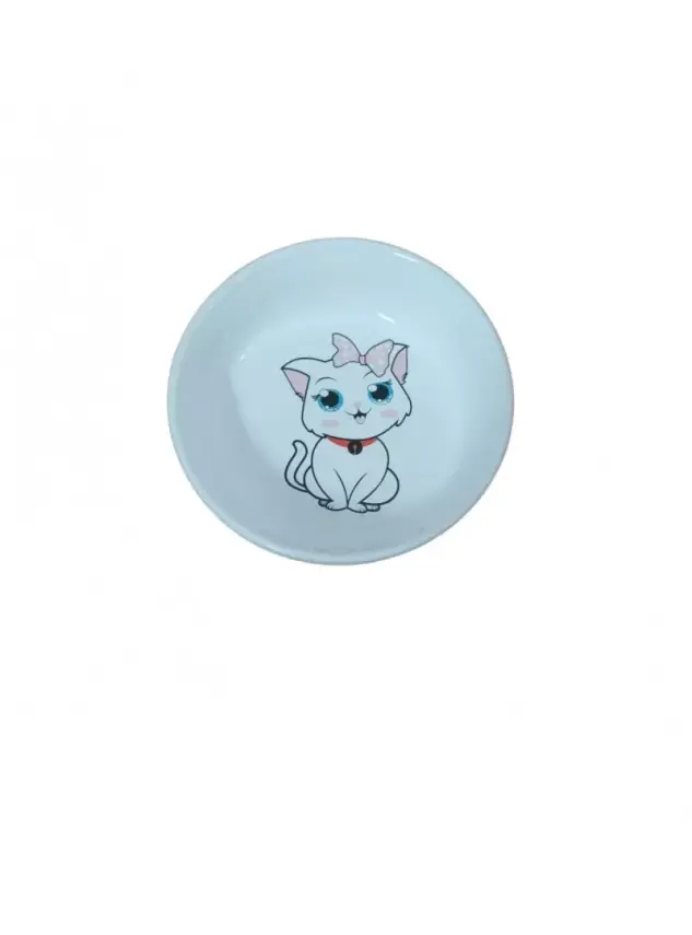 Daisy Porselen Mama ve Su Kabı 13*4cm - 1