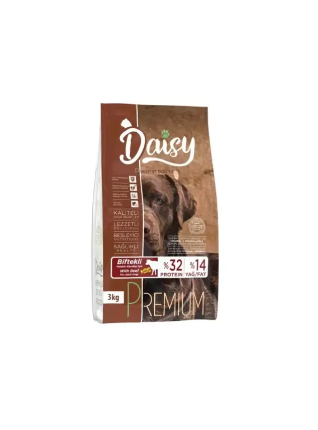 Daisy Premium Biftekli High Energy Yetişkin Köpek Maması 3 Kg - 1
