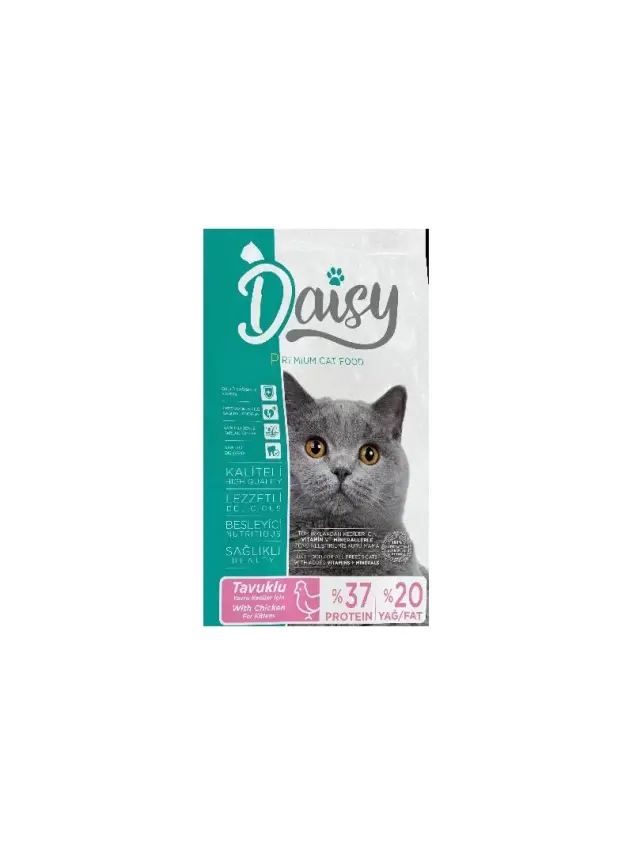 Daisy Premium Kitten Tavuk Etli Kedi Açık Mama 1Kg - 1