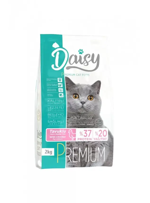 Daisy Premium Kitten Tavuk Etli Kedi Maması 2 Kg - 1