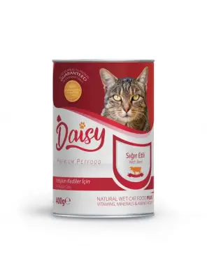 Daisy Premium Pet Biftekli Kedi Konservesi 400 Gr - Diğer Bakım Ürünleri