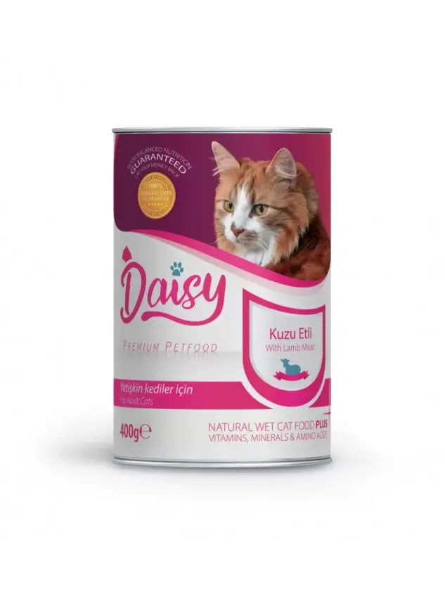 Daisy Premium Pet Kuzu Etli Kedi Konservesi 400 Gr - 1