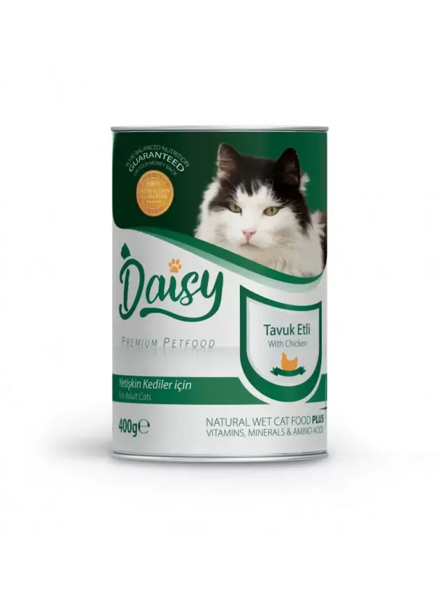Daisy Premium Pet Tavuk Etli Kedi Konservesi 400 Gr - 1