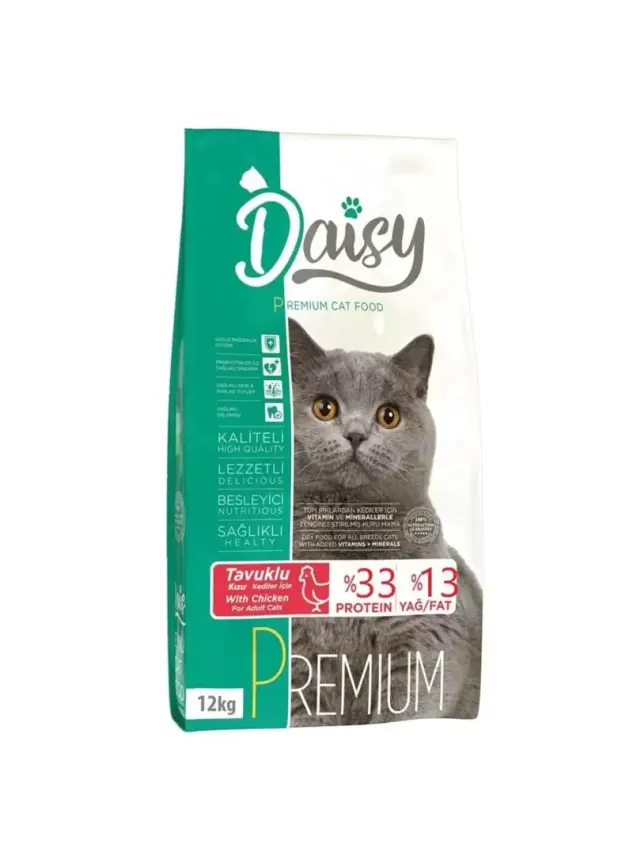 Daisy Premium Sterilised Chicken 33/13 Kedi Maması 12 Kg - 1
