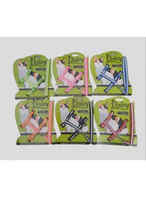 Daisy Reflektörlü Kedi Takım Bel Tasması - Daisy