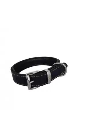 Daisy Yağlı Deri Köpek Tasması M-3cm Lacivert - Daisy