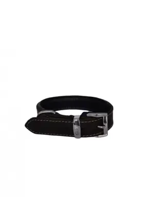 Daisy Yağlı Deri Köpek Tasması XS-2cm Kahve - Daisy