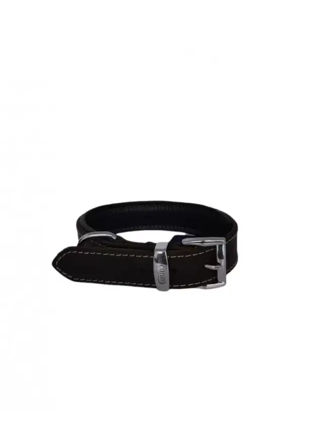 Daisy Yağlı Deri Köpek Tasması XS-2cm Kahve - 1