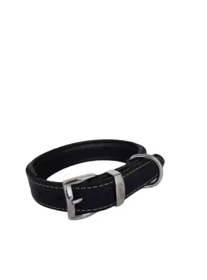 Daisy Yağlı Deri Köpek Tasması XS-2cm Lacivert - Daisy