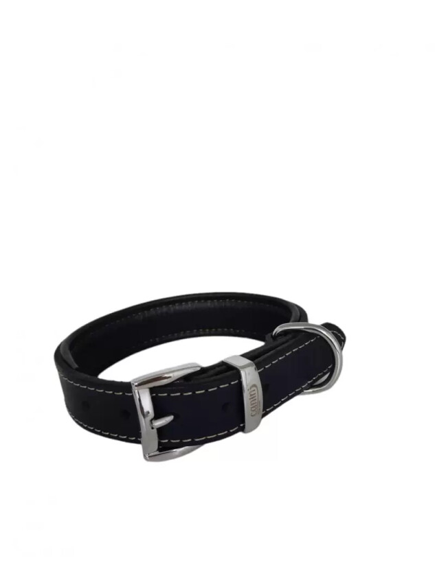 Daisy Yağlı Deri Köpek Tasması XS-2cm Lacivert - Daisy