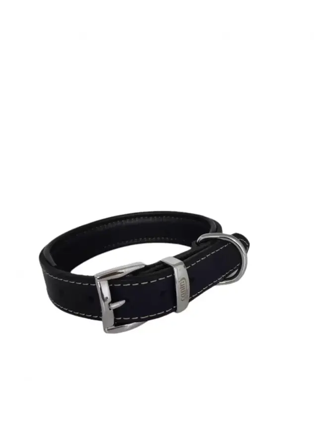 Daisy Yağlı Deri Köpek Tasması XS-2cm Lacivert - 1