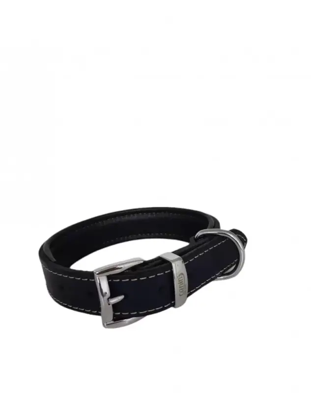 Daisy Yağlı Deri Köpek Tasması XXS-2cm Lacivert - 1