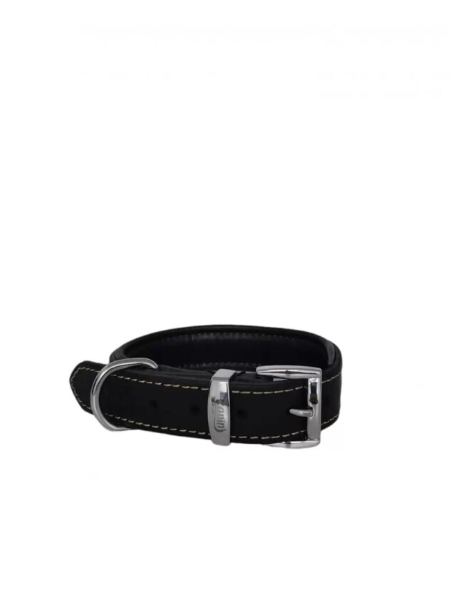 Daisy Yağlı Deri Köpek Tasması XXS-2cm Siyah - Daisy