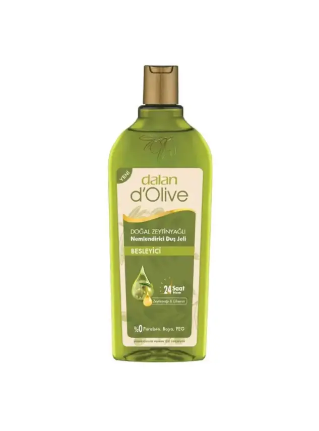 Dalan D Olive Doğal Zeytinyağlı Nemlendirici Duş Jeli 400 ml - 1